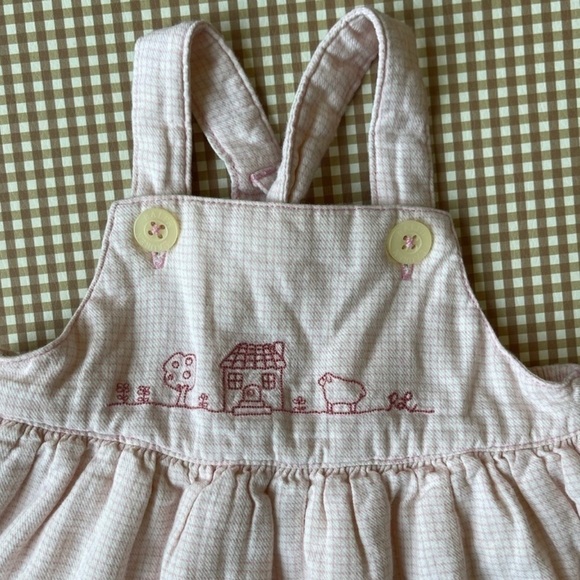 Ralph Lauren thick cotton jumper thick pinafore dress preppy Size
6 months - Picture 2 of 9